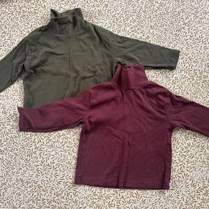 2 Zara turtlenecks
